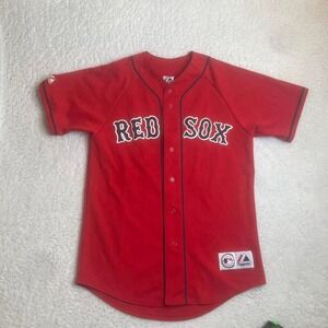 Vintage Boston‎ Red Sox manny Ramirez all embroidered men's red jersey mlb M
